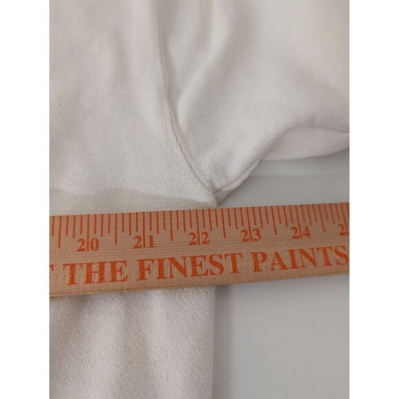 Vintage Cardinal Floral Sweatshirt Womens Size Large White Red Columbus Zoo - Picture 9 of 10